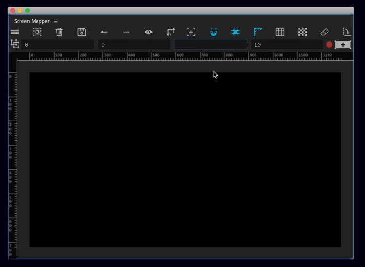Adding displays to the Screen Mapper canvas